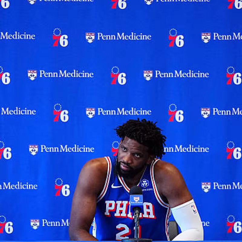 Joel Embiid, change in the game. Photo: gettyimages
