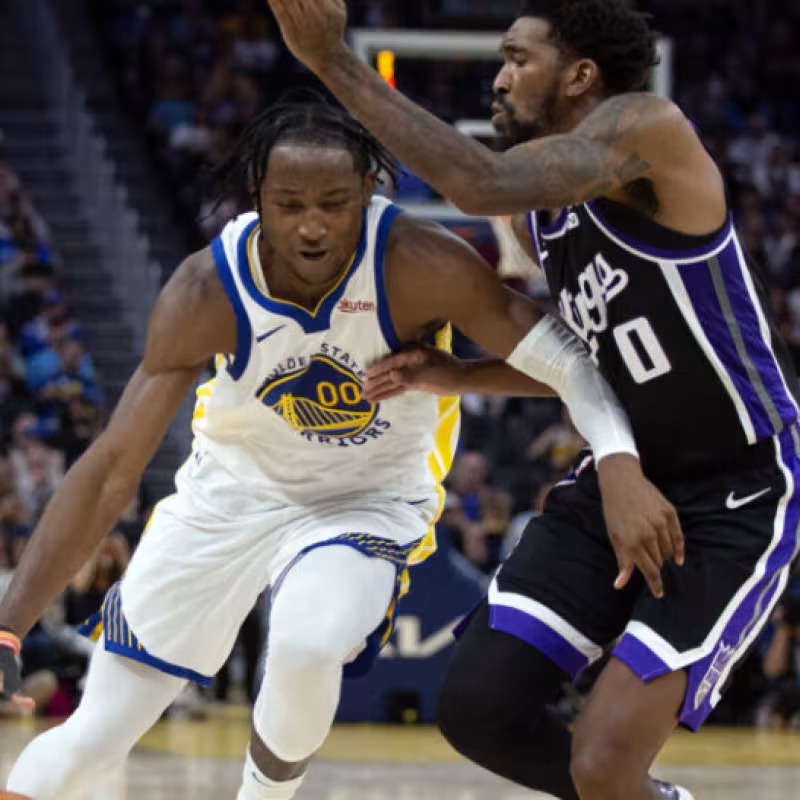 Jonathan Kuminga, envuelto otra vez en rumores NBA. 