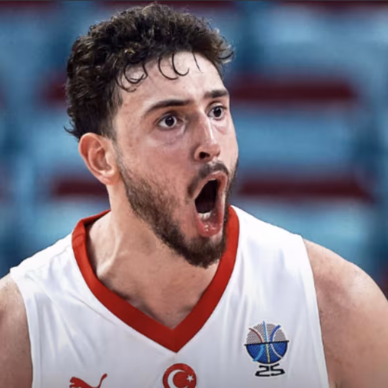 Alperen Sengún, líder de Turquía en el Eurobasket. 