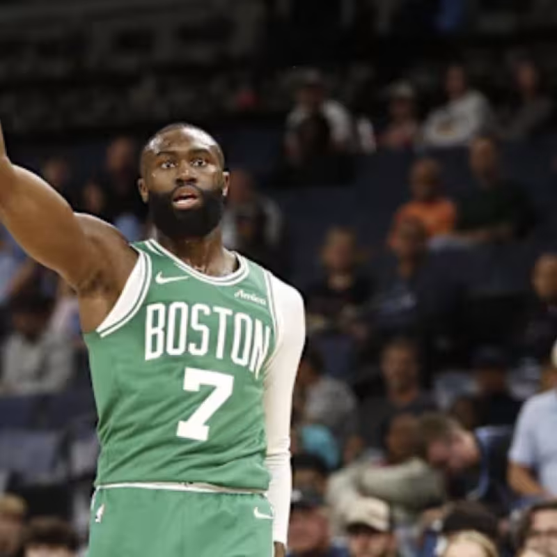Jaylen Brown, estrella de Boston Celtics. 