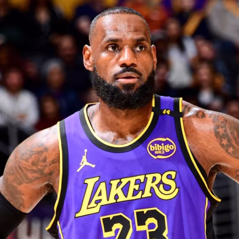 LeBron James, player for the Los Angeles Lakers.