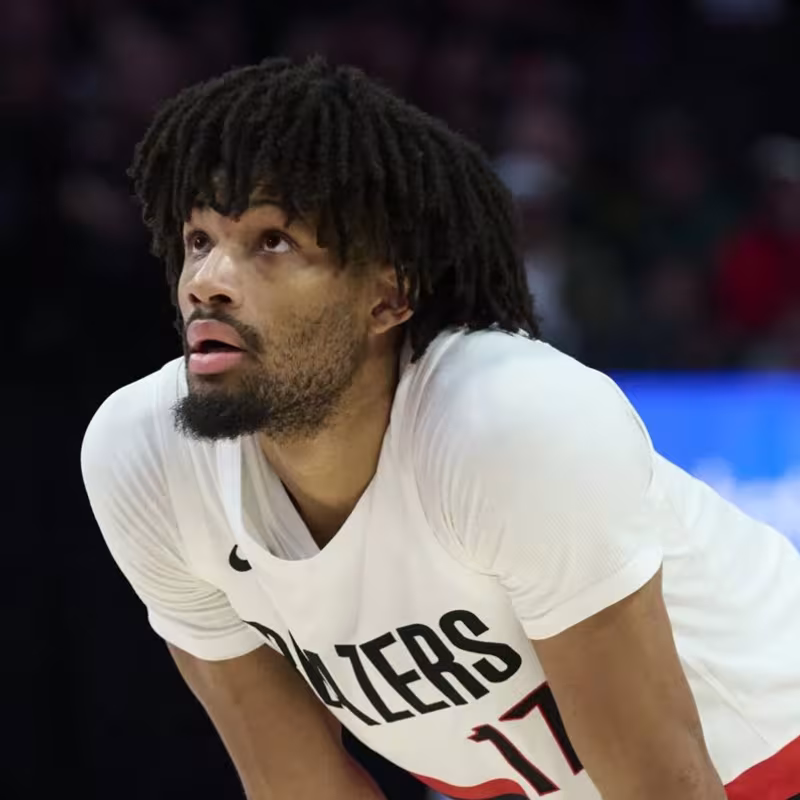 Shaedon Sharpe, jugador de Portland Trail Blazers.