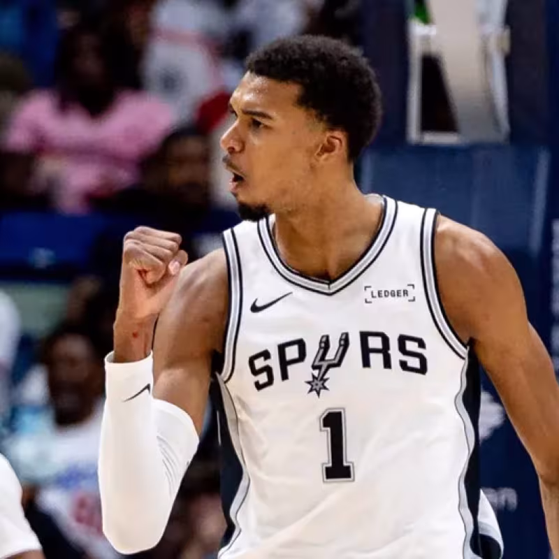Victor Wembanyama, star of the San Antonio Spurs.