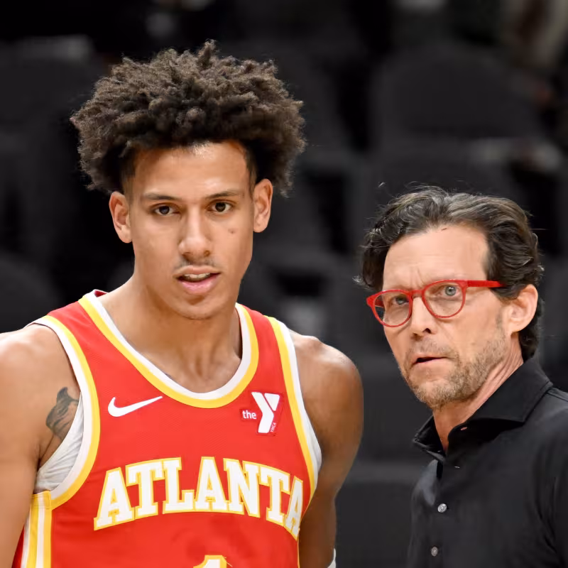 Jalen Johnson and Quin Snyder