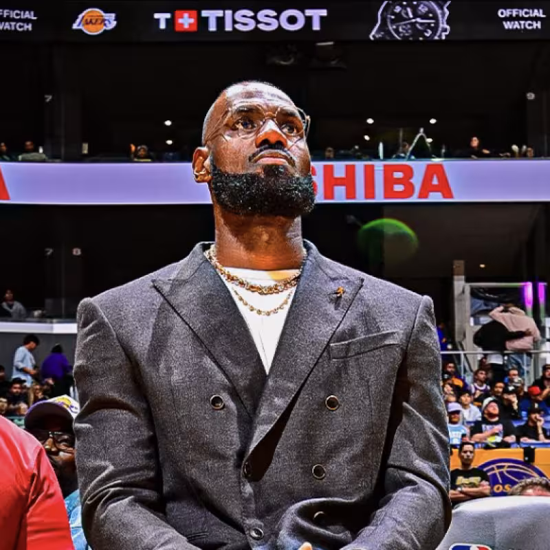 LeBron James, star of the Los Angeles Lakers.