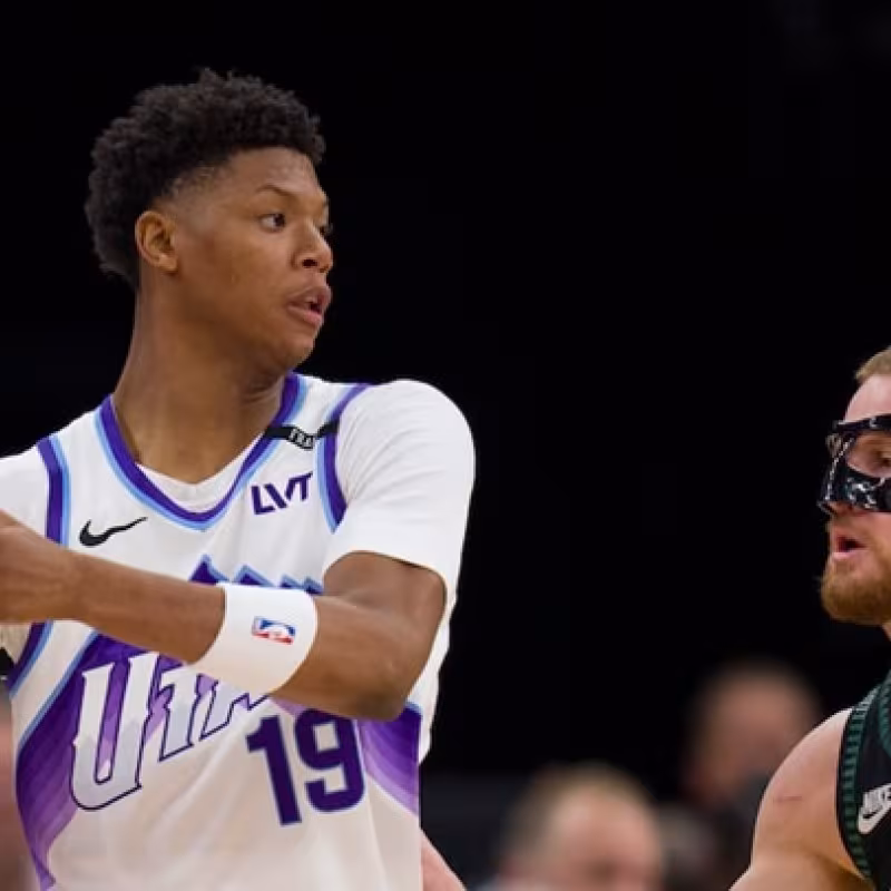 Ace Bailey, jugador de Utah Jazz.
