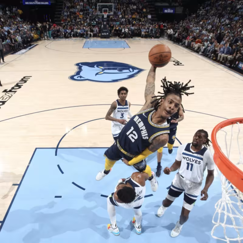 Ja Morant, estrella discutida de Memphis Grizzlies. 