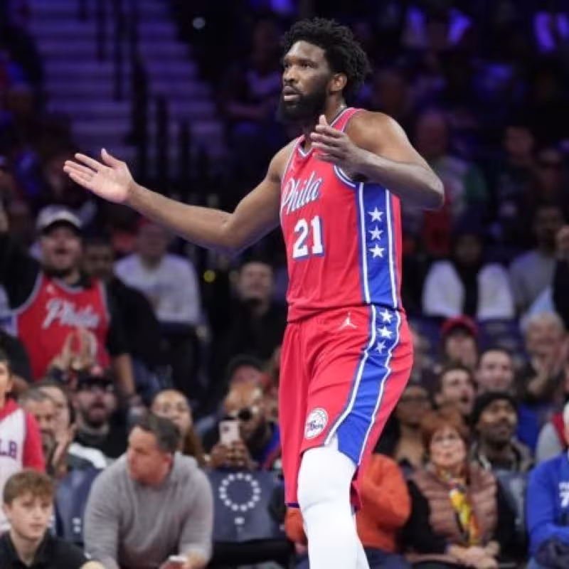 Joel Embiid, superstar of the Philadelphia 76ers