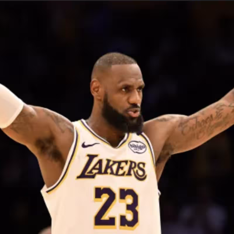 LeBron James, estrella de Los Angeles Lakers. 