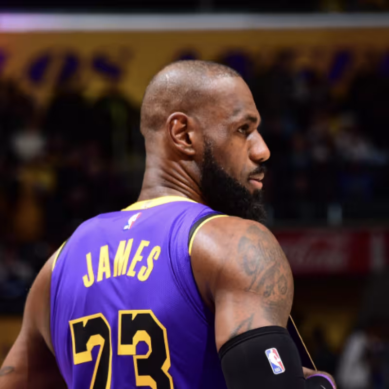 LeBron James, star of the Los Angeles Lakers