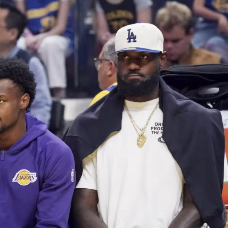 LeBron James, star of the Los Angeles Lakers.