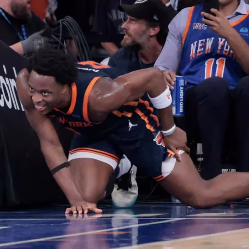 OG Anunoby, star of the New York Knicks.