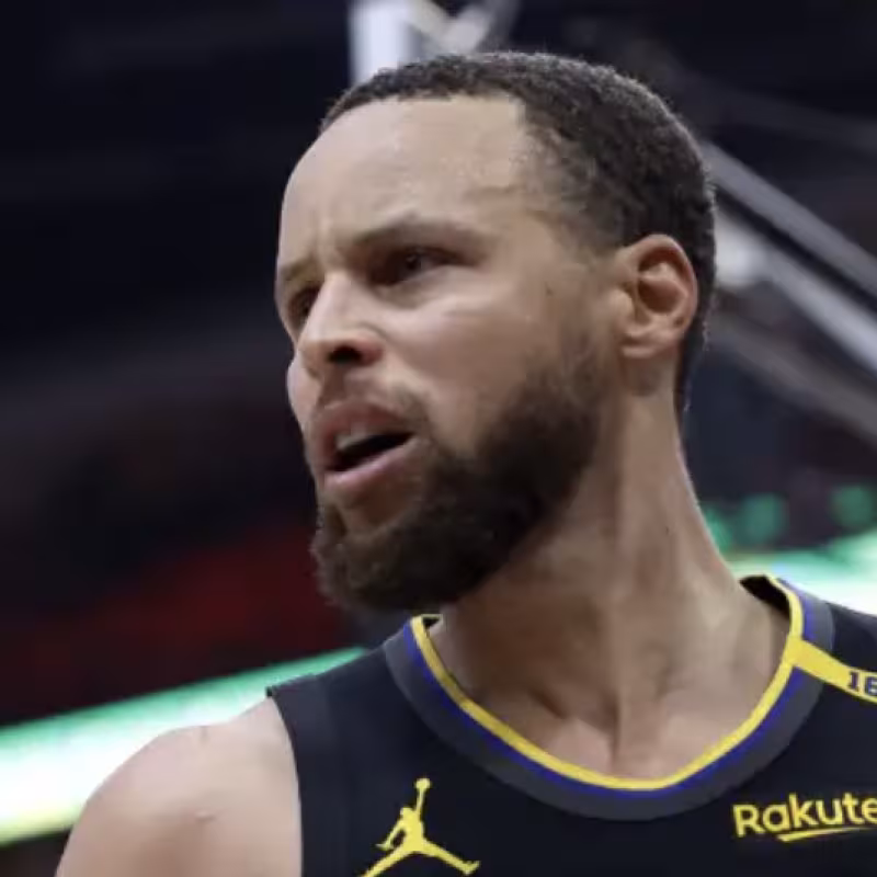 Stephen Curry, injured star of the Golden State Warriors.