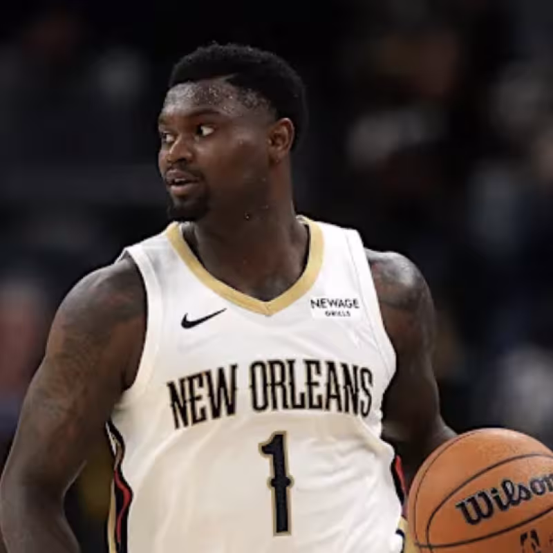 Zion Williamson, star of the New Orleans Pelicans in debate.