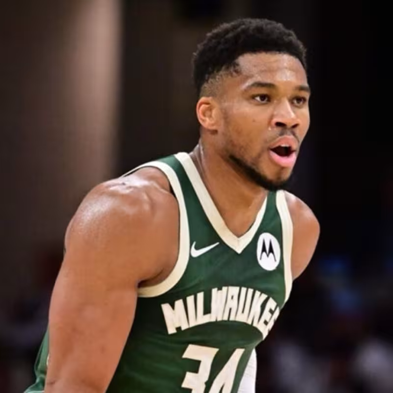 Giannis Antetokounmpo, star of the Milwaukee Bucks.