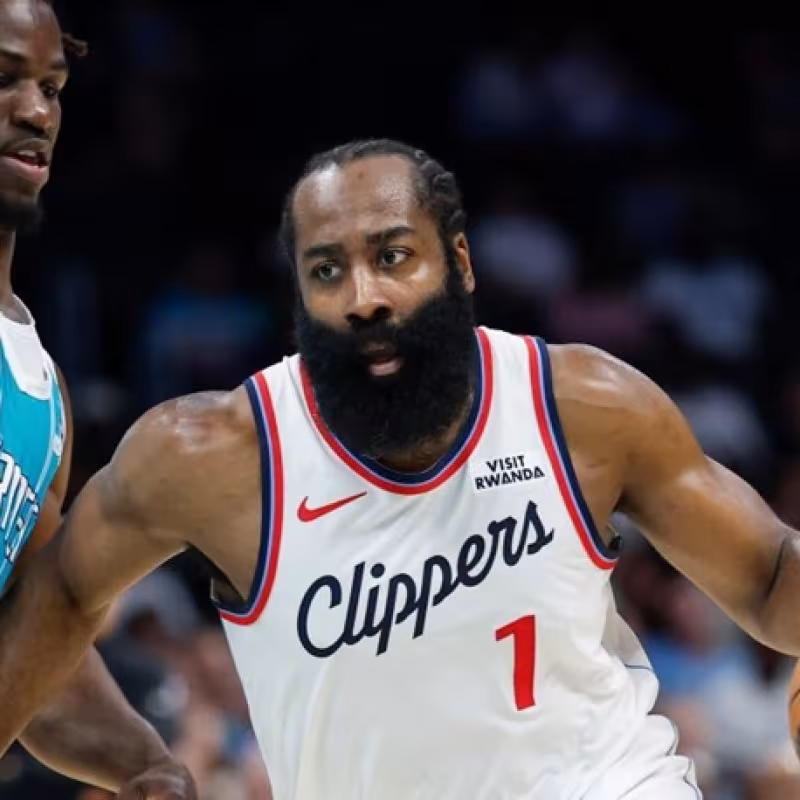 James Harden, star of the Los Angeles Clippers.