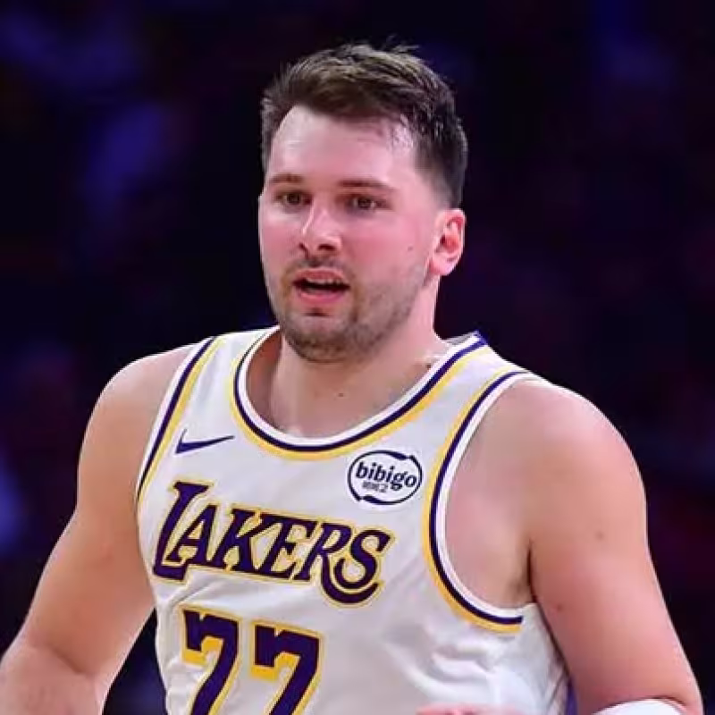 Luka Doncic, star of the Los Angeles Lakers.