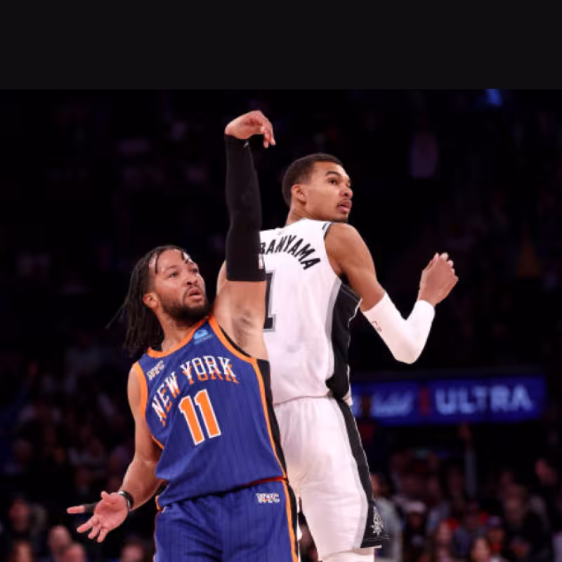 Key Matchup between Knicks and Spurs in NBA Cup 2025 Final. Photo: gettyimages