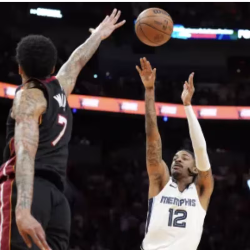 Ja Morant, involved in NBA rumors with Miami Heat.
