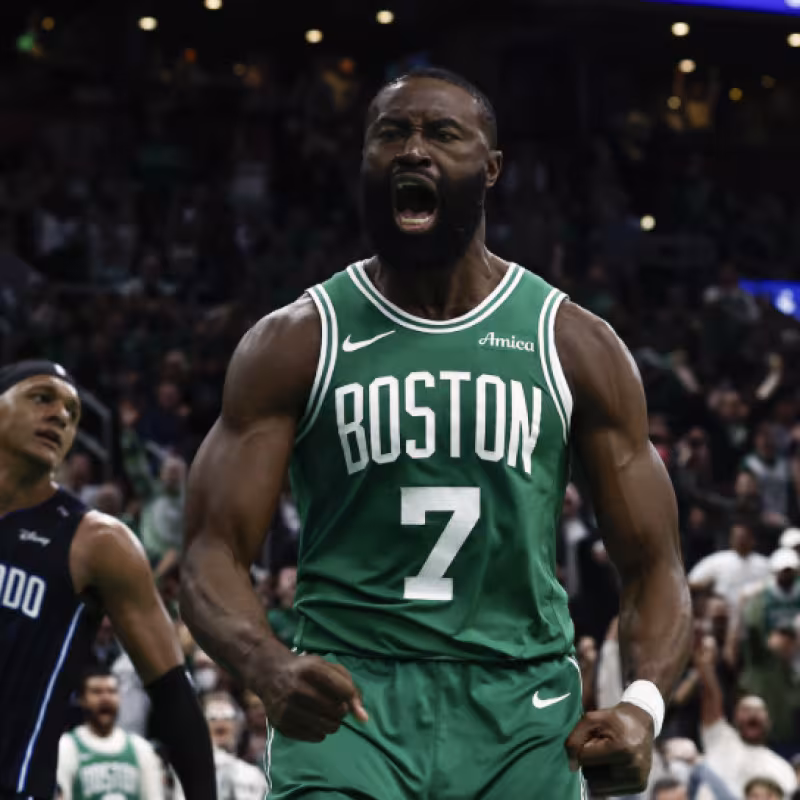 Jaylen Brown, estrella de Boston Celtics.