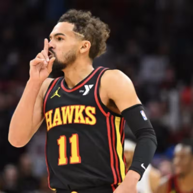 Trae Young, star of the Atlanta Hawks (for now).