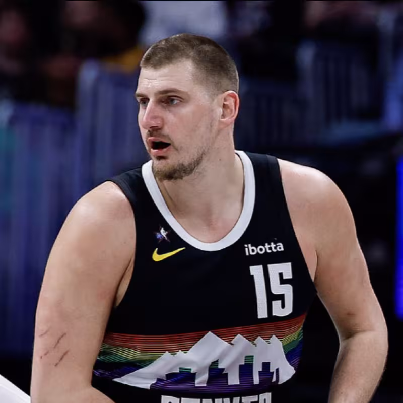 Nikola Jokic, star of the Denver Nuggets.