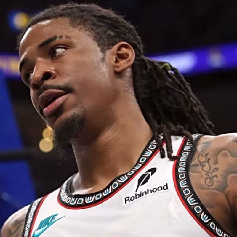 Ja Morant, star of the Memphis Grizzlies.