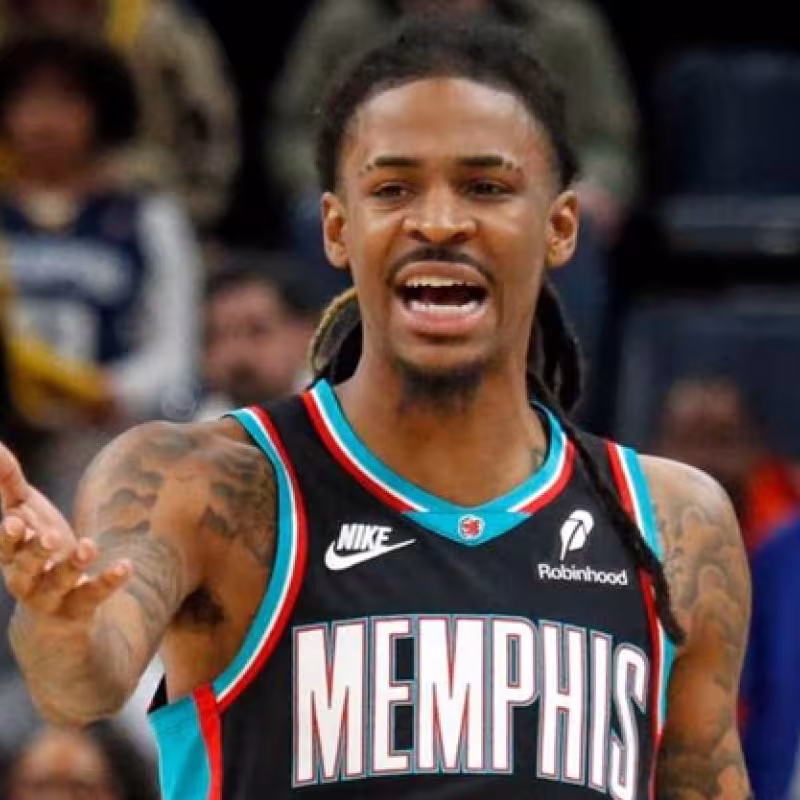 Ja Morant, star of the Memphis Grizzlies.
