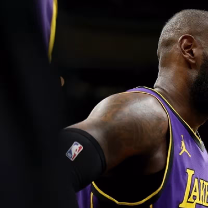 LeBron James, jugador de Los Angeles Lakers.