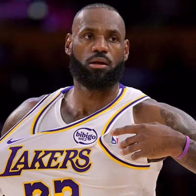 LeBron James, jugador de Los Angeles Lakers.