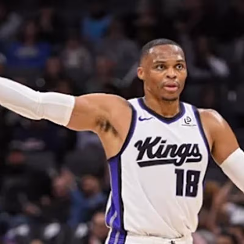 Russell Westbrook, player for the Sacramento Kings.