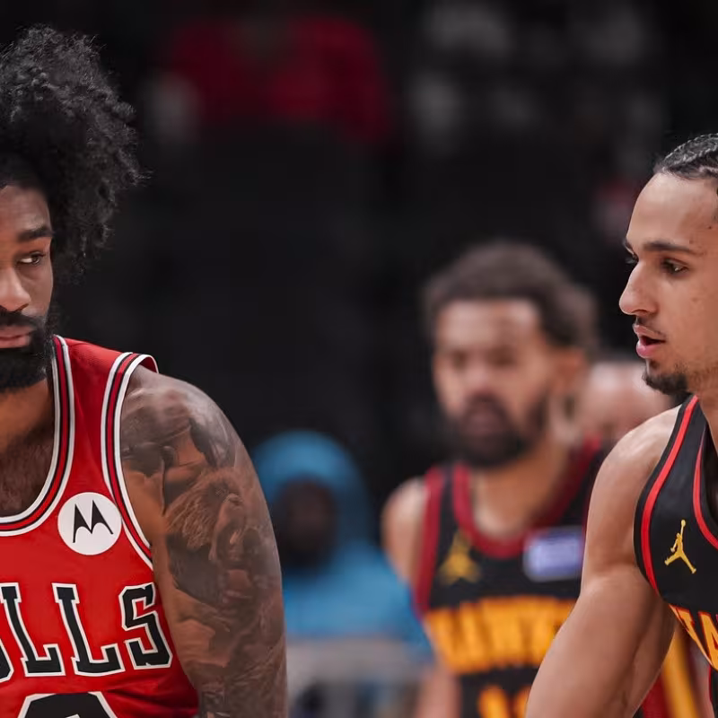 Coby White, in a game against the Chicago Bulls