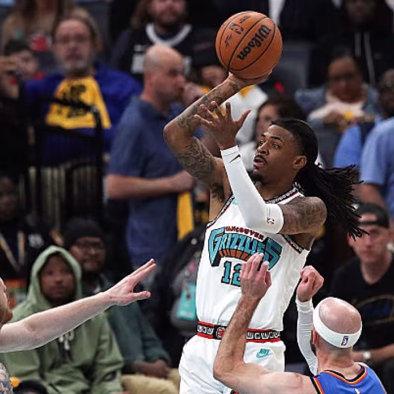 Ja Morant, en pleno partido contra Oklahoma City Thunder
