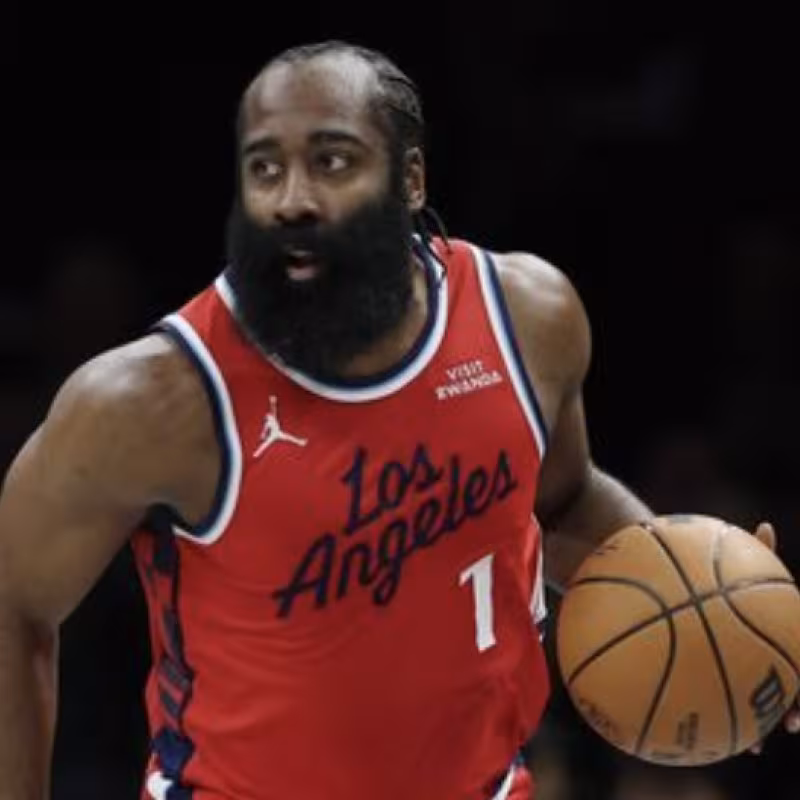 James Harden, star of the Los Angeles Clippers, one of the top scorers in history.