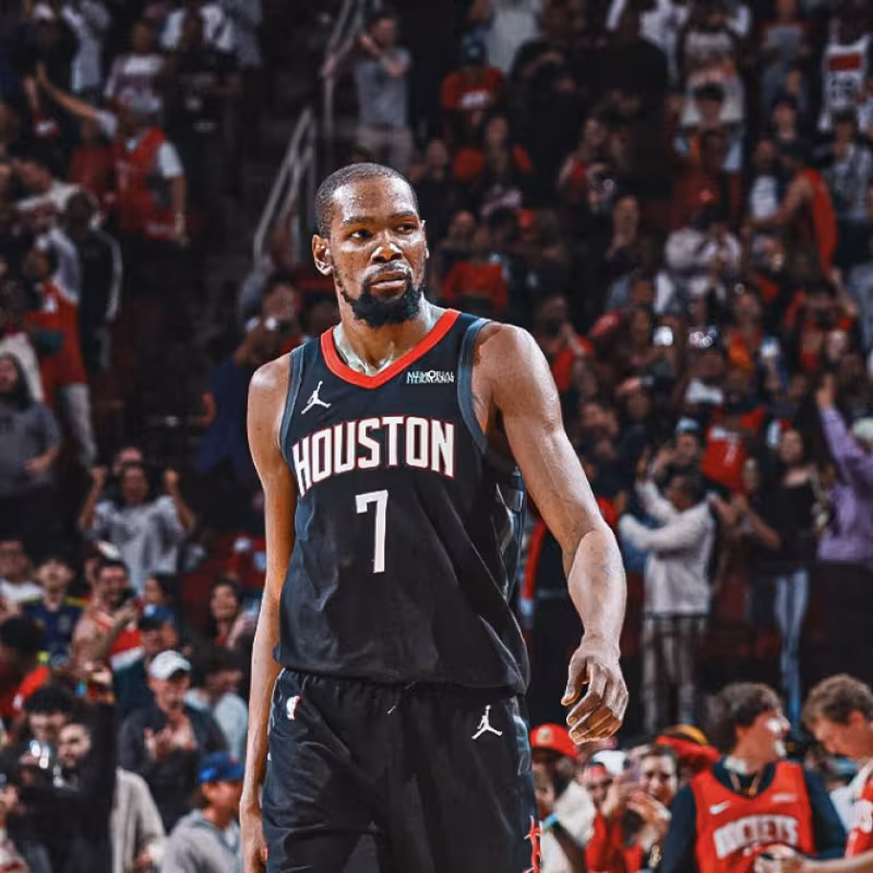 Kevin Durant, estrella de Houston Rockets que machacó a Phoenix Suns