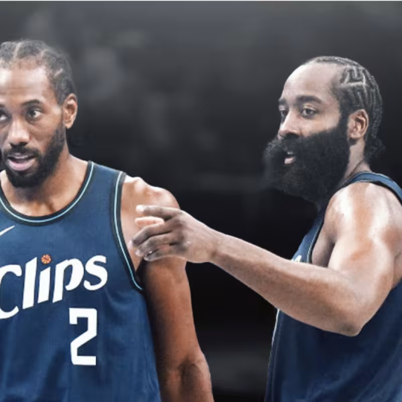 Leonard and Harden rumored to be leaving for Miami Heat.
