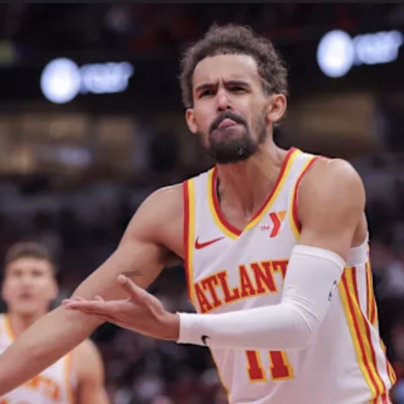 Trae Young is already a new player for the Atlanta Hawks.