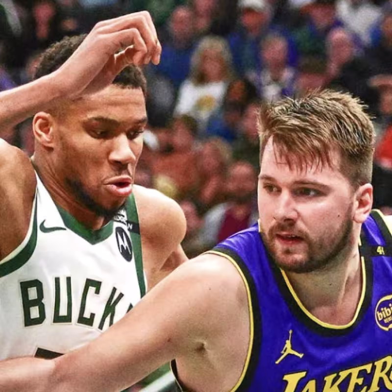 Will Giannis Antetokounmpo end up playing with Luka Doncic on the Los Angeles Lakers?