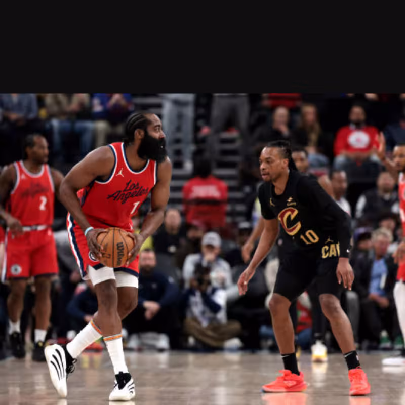 James Harden, traded for Garland. Photo: gettyimages