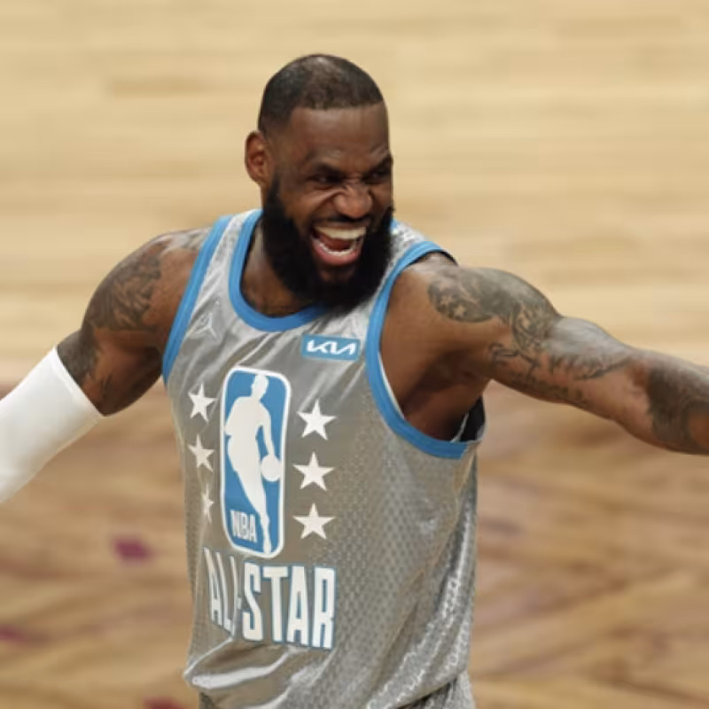 LeBron James tiene el récord de All-Star Games de la historia de la NBA.
