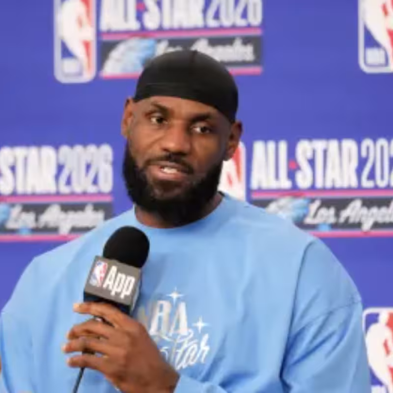 LeBron James, durante el NBA All-Star Game 2026