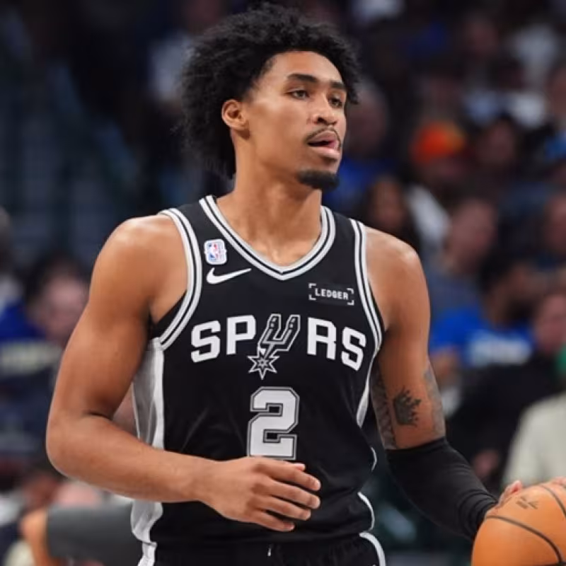 Dylan Harper, jugador de San Antonio Spurs.