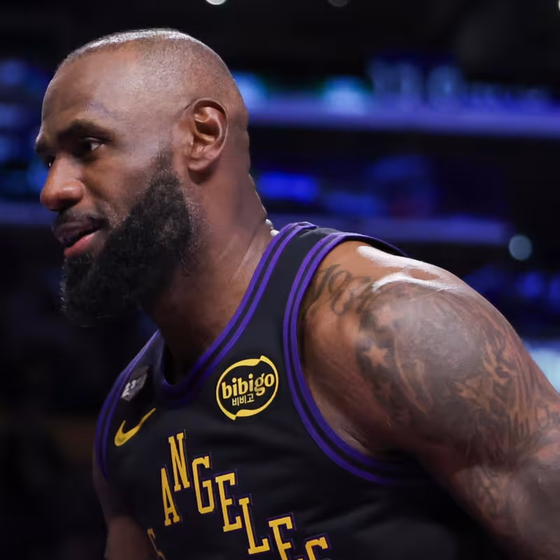 LeBron James, player for the Los Angeles Lakers.