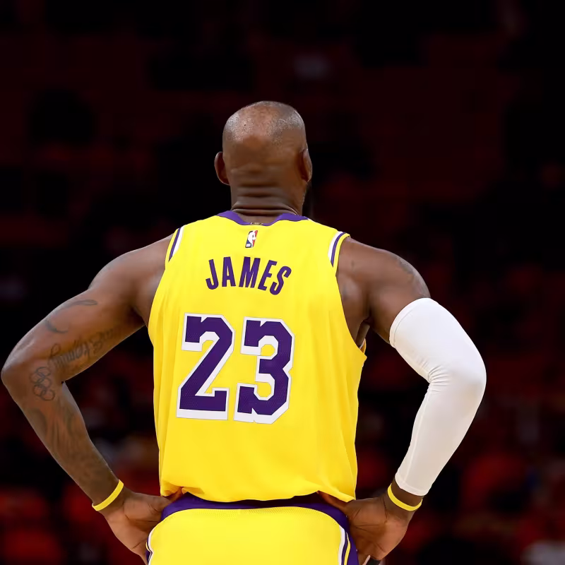 LeBron James, player of the Los Angeles Lakers.