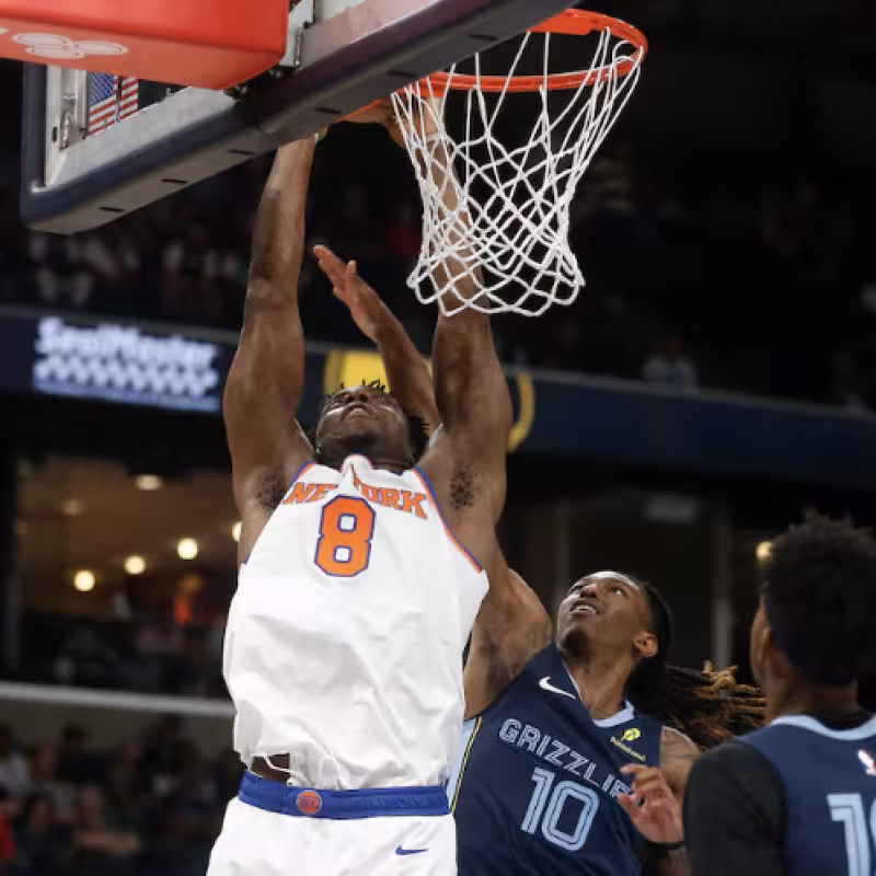 OG Anunoby fue el mejor del Knicks vs. Grizzlies.