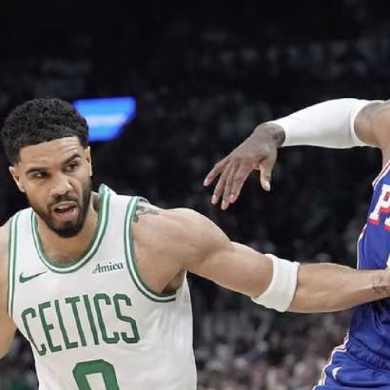 The Celtics passed over the Sixers.