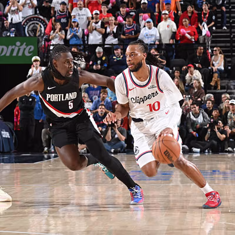 Clippers and Trail Blazers showdown. Photo: gettyimages