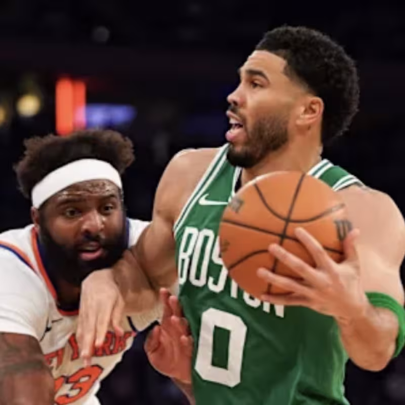 Jayson Tatum at Madison Square Garden.