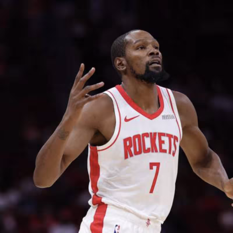 Kevin Durant, star of the Houston Rockets.