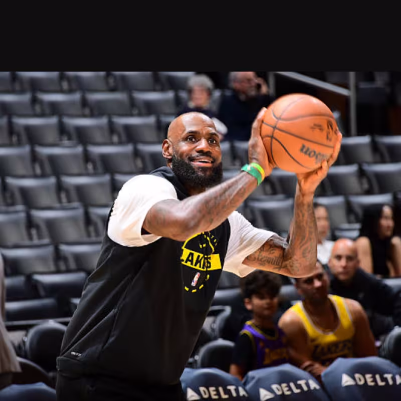 Lebron James vacila a Durant. Foto: gettyimages
